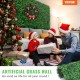 Buy 12 Pcs 20" x 20" Artificial Green Grass, High Density UV Resistant 100% PE Artificial Ivy Boxwood Panels, Decorative Artificial Plants for Wall, Gardens, Backyard