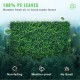 Buy Artificial Ivy Plants 24 x 16 Inch, Decorative Artificial Plants 12 Pieces Artificial Boxwood Hedge Mat with 4 cm Thickness Vertical Garden 100% PE Artificial Hanging Plants