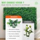 Buy Artificial Ivy Plants 24 x 16 Inch, Decorative Artificial Plants 12 Pieces Artificial Boxwood Hedge Mat with 4 cm Thickness Vertical Garden 100% PE Artificial Hanging Plants