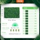 Buy Artificial Ivy Plants 24 x 16 Inch, Decorative Artificial Plants 12 Pieces Artificial Boxwood Hedge Mat with 4 cm Thickness Vertical Garden 100% PE Artificial Hanging Plants