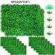 Buy Artificial Ivy Plants 24 x 16 Inch, Decorative Artificial Plants 12 Pieces Artificial Boxwood Hedge Mat with 4 cm Thickness Vertical Garden 100% PE Artificial Hanging Plants