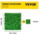 Buy 24 Pcs 10x10 Inch Artificial Green Grass, High Density UV Resistant 100% PE Artificial Ivy Boxwood Panels, Decorative Artificial Plants for Wall, Gardens, Backyard