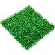 Buy 24 Pcs 10x10 Inch Artificial Green Grass, High Density UV Resistant 100% PE Artificial Ivy Boxwood Panels, Decorative Artificial Plants for Wall, Gardens, Backyard