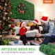 Buy 24 Pcs 24x16 Inch Artificial Green Grass, High Density UV Resistant 100% PE Artificial Ivy Boxwood Panels, Decorative Artificial Plants for Wall, Gardens, Backyard