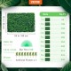 Buy 24 Pcs 24x16 Inch Artificial Green Grass, High Density UV Resistant 100% PE Artificial Ivy Boxwood Panels, Decorative Artificial Plants for Wall, Gardens, Backyard