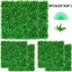 Buy Artificial Ivy Plants 20" x 20" Decorative Artificial Plants 6 Pieces 1.6" Thick Artificial Boxwood Hedge Mat Vertical Garden 100% PE Artificial Hanging Plants