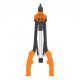 Buy Manual Rivet Nut Riveter 41cm Threaded Insertion Pliers with 13 Mandrels 186 Nuts in 13 Sizes Semi-Automatic Riveting Tool with Case for DIY