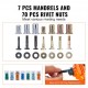 Buy Manual Rivet Nut Riveter 35cm Threaded Insertion Pliers with 7 Mandrels 70 Nuts in 7 Sizes Riveting Tool with Portable Case for DIY Construction