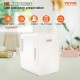 Buy Mini Fridge Small Cosmetic Refrigerator 10L Mini Portable Refrigerator Cold and Heat Mode Temperature 18 ° C / 50 ° C Refrigerator