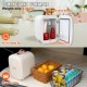 Buy Mini Fridge Small Cosmetic Refrigerator 4L Mini Portable Refrigerator Cold and Heat Mode Temperature 18°C/50°C Refrigerator