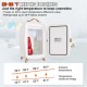 Buy Mini Fridge Small Cosmetic Refrigerator 6L 8 Cans 330ml Mini Portable Refrigerator with HD Mirror and LED Light Temperature of 15 °C