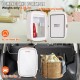 Buy Mini Fridge Small Cosmetic Refrigerator 6L 8 Cans 330ml Mini Portable Refrigerator with HD Mirror and LED Light Temperature of 15 °C