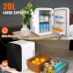 Buy Mini Fridge Small Cosmetic Refrigerator 20 L Mini Portable Refrigerator Cold and Heat Mode Temperature -9~65 °C Small Refrigerator