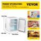 Buy Mini Fridge Small Portable 220V/12V 48W 10L Mini Compact Refrigerator 26x25x35cm Pink Portable Mini Refrigerator with Cold and Heat Function for Makeup Skin Care ABS Material Car