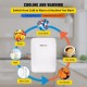 Buy Mini Fridge Small Portable 220V/12V 48W 10L Mini Compact Refrigerator 26x25x35cm White Portable Mini Refrigerator with Cold Heat Function for Makeup Skin Care ABS Material Car