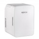 Buy Mini Fridge Small Portable 220V/12V 48W 10L Mini Compact Refrigerator 26x25x35cm White Portable Mini Refrigerator with Cold Heat Function for Makeup Skin Care ABS Material Car