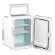 Comprar Mini Nevera Pequeña Portátil 220V/12V 48W 10L Mini Refrigerador Compacto 26x25x35cm Mini-Frigorífico Portátil Blanco con Función de Frío Calor para Maquillaje Cuidado la Piel Material ABS Coche