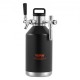 Comprar Mini Barril de Cerveza Portátil 128Oz 4L Mini Barril Presión Ajustable 0~30PSI de Acero Inoxidable Sistema de Grifo Aislado a Presión para Mantener Cerveza Carbonatada Fresca para Camping Pícnic