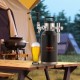 Buy Mini Beer Keg Portable 1.89L Mini Keg Adjustable Pressure 0~30 PSI Stainless Steel Pressure Insulated Tap System to Keep Beer Carbonated Fresh for Camping Picnic