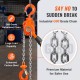 Buy Mini Manual Lever Hoist 0.5T Ratchet Chain Hoist Handling Lifting 2.8m Carbon Steel G80 Weston Brake Chain Guide Hook with Double Ratchet 360° for Goods