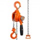 Buy Mini Manual Lever Hoist 0.25T Ratchet Chain Hoist Lifting Handling 2.8m Carbon Steel G80 Weston Brake Double Ratchet Chain Guide Hook 360° for Goods