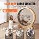 Buy Cat Exercise Wheel Indoor Running Wheel 1320mm Running Wheel Detachable Mat and Puzzle for Running, Walking and Training Suitable for Most Cats