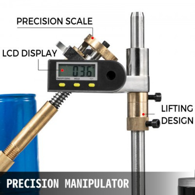 VEVOR Máquina de Tallado de Gemas Pulidora de Roca y Joyas 1800RPM Máquina de Joyería Pulidor con Pantalla Digital