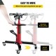 Buy Hydraulic Transmission Jack 1100 lbs Lifting 2 Stage Trolley Hydraulic Pump Lifting Foot 85 x 65 x 85 cm Red Professional Hydraulic Jack Stabilizer Jacks Steel