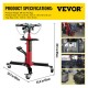 Buy Hydraulic Transmission Jack 1100 lbs Lifting 2 Stage Trolley Hydraulic Pump Lifting Foot 85 x 65 x 85 cm Red Professional Hydraulic Jack Stabilizer Jacks Steel