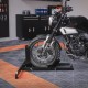 Kaufen Sie Motorrad-Radstütze, 816,5 kg Tragkraft, Unterlegkeil, Durchmesser 381–558,8 mm, Breite 76,2–203,2 mm, Transportstütze aus Stahl für Anhänger, Werkstatt, Garage