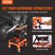 Buy Motorcycle Lift Platform 41.5 x 35 cm Hydraulic Scissor Motorcycle Lift 200 kg Capacity Lift Table with 2 Wheels 340-905 mm Lift for Garage Workshop, Orange