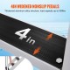 Buy Dock Ladder Adjustable Height 75-96 cm Pontoon Boat Ladder 4 Steps Aluminum Alloy Load 226 kg with Handrail Non-slip Rubber Mat for Boarding Boat Pool