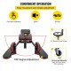 Buy Leg Stretching Machine with Steel Frame, Leg Stretching Machine with Capacity up to 100 kg, Leg Training with PU Leather Cushion, 180 Degree Expansion