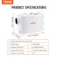 Buy 500W Shredder Disposal Pump Sewage Pump Max Flow Rate 6600L/h Lift 8m Water Shredder Pump