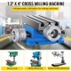 Buy Mechanical Coordinate Table 185 x 100mm Milling Machine Drilling Support Bench 2 Axis 4 Ways Horizontal and Vertical Work Table Working Height 102mm for Drilling and Milling