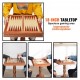 Comprar Juego de ajedrez de damas y backgammon 3 en 1, tablero de ajedrez de madera de alta calidad de 44 x 67,5 cm, mesa de juego combinada de lujo, materiales de regalo ideales para juegos de mesa