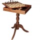 Comprar Juego de ajedrez de damas y backgammon 3 en 1, tablero de ajedrez de madera de alta calidad de 44 x 67,5 cm, mesa de juego combinada de lujo, materiales de regalo ideales para juegos de mesa