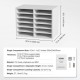 Buy Wooden Literature Organizer Chipboard 12 Compartment Document Storage Rack 52x30.5x41 cm Literature Sorter with Adjustable Shelves for Office, White