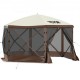 Comprar Gazebo emergente para acampar, refugio con dosel para acampar, parasol de 6 lados de 10' x 10'