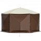 Comprar Gazebo emergente para acampar, refugio con dosel para acampar, parasol de 6 lados de 10' x 10'