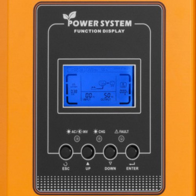 Inversor de Corriente, 220/230/240 V AC Convertidor de Corriente, 3 kW Transformador Onda Sinusoidal Pura, Convertidor Onda Sinusoidal Pura con Ventilador Inteligente, para Electrodomésticos