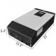 Buy Solar Inverter 5000VA Power Inverter Car Power Inverter DC 48V to 230V AC Car Inverter with AC Charger and MPPT Solar Controller