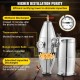 Buy Distill Alcohol 30L Distiller Alembic 304 Stainless Steel Distillation Distiller Beverage Distiller for Home Brewing