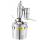 Купити Дистилятор алкоголю Distill 30L Alembic Distillation 304 Distiller з нержавіючої сталі Дистилятор напоїв для домашнього пивоваріння