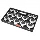 Buy Crowfoot Wrench Set 14 PCS Square Drive 1/2" SAE 27-51mm 40Cr Steel Lever Wrench Open End Wrench Compatible with Torque Wrench for Mechanic