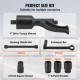 Buy Torque Multiplier Wrench 25.4mm 1:64 Ratio Force Multiplier with 4 Sockets Alloy Steel Torque Multiplier Box for Removing Wheel Nuts Car Workshop Garage