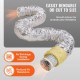 Buy Flexible Heat Insulated Hose HVAC R-4.2 Ventilation Duct 158x7620mm