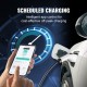 Buy Portable Electric Vehicle Charger Type 2 IEC6219 Electric Car Charger 16 A 3.68 kW Single Phase 11 kW Three-Phase Charging Cable 7.5 m CEE 16 LCD Socket IP66 with Bag Hook