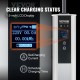 Buy Portable Electric Vehicle Charger Type 2 IEC6219 Electric Car Charger 16 A 3.68 kW Single Phase 11 kW Three-Phase Charging Cable 7.5 m CEE 16 LCD Socket IP66 with Bag Hook