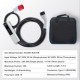 Buy Portable Electric Vehicle Charger Type 2 IEC6219 Electric Car Charger 16 A 3.68 kW Single Phase 11 kW Three-Phase Charging Cable 7.5 m CEE 16 LCD Socket IP66 with Bag Hook